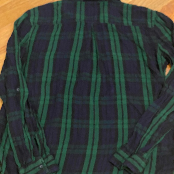 Garage Plaid Flannel Button Down - Picture 4 of 4